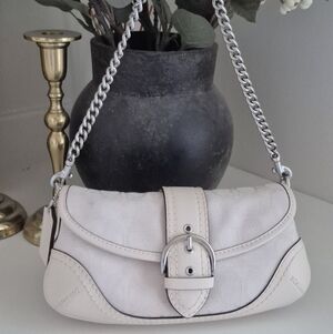 Coach Soho 25 Cloud Chalk Jacquard Shoulder Bag